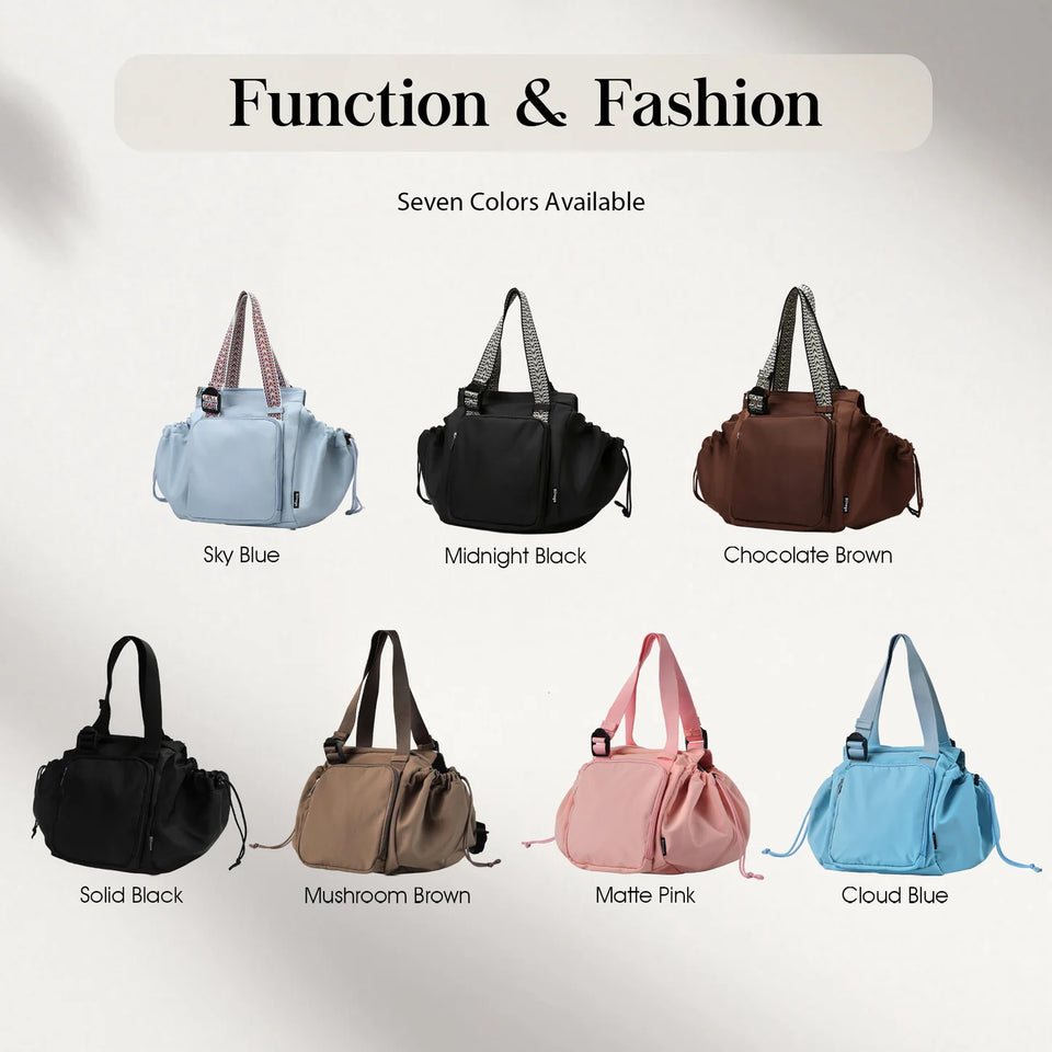 Pack Smart™ Versatile Tote for Women (Patterned Handles Edition)