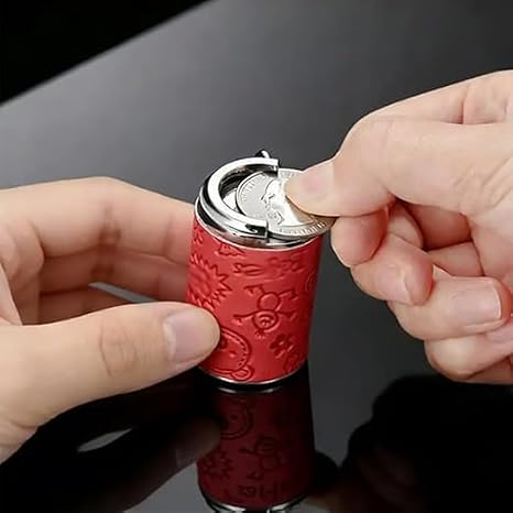Metal Coin Holder Keychain