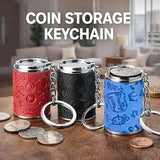 Metal Coin Holder Keychain