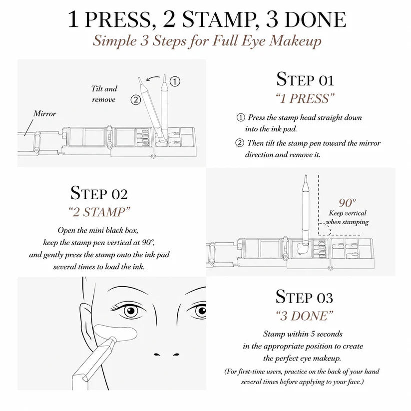 3-in-1 Lower Lash & Eyeliner Stamp Kit
