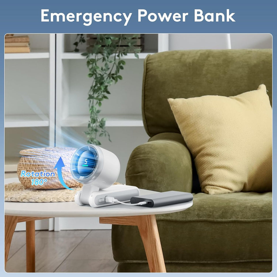 Foldable Powerful Winds Turbo Fan