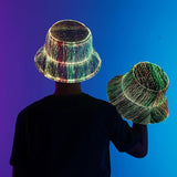 USB Rechargeable LED Rave Bucket Hat