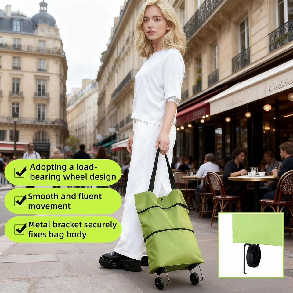 Foldable Shopping Trolley Bag