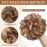 Curly Messy Bun Extension
