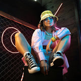 USB Rechargeable LED Rave Bucket Hat