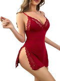 Lace Trim Sleep Dress