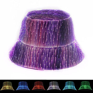 USB Rechargeable LED Rave Bucket Hat