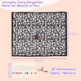 DIY Coloring Blanket Kit
