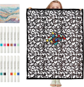 DIY Coloring Blanket Kit