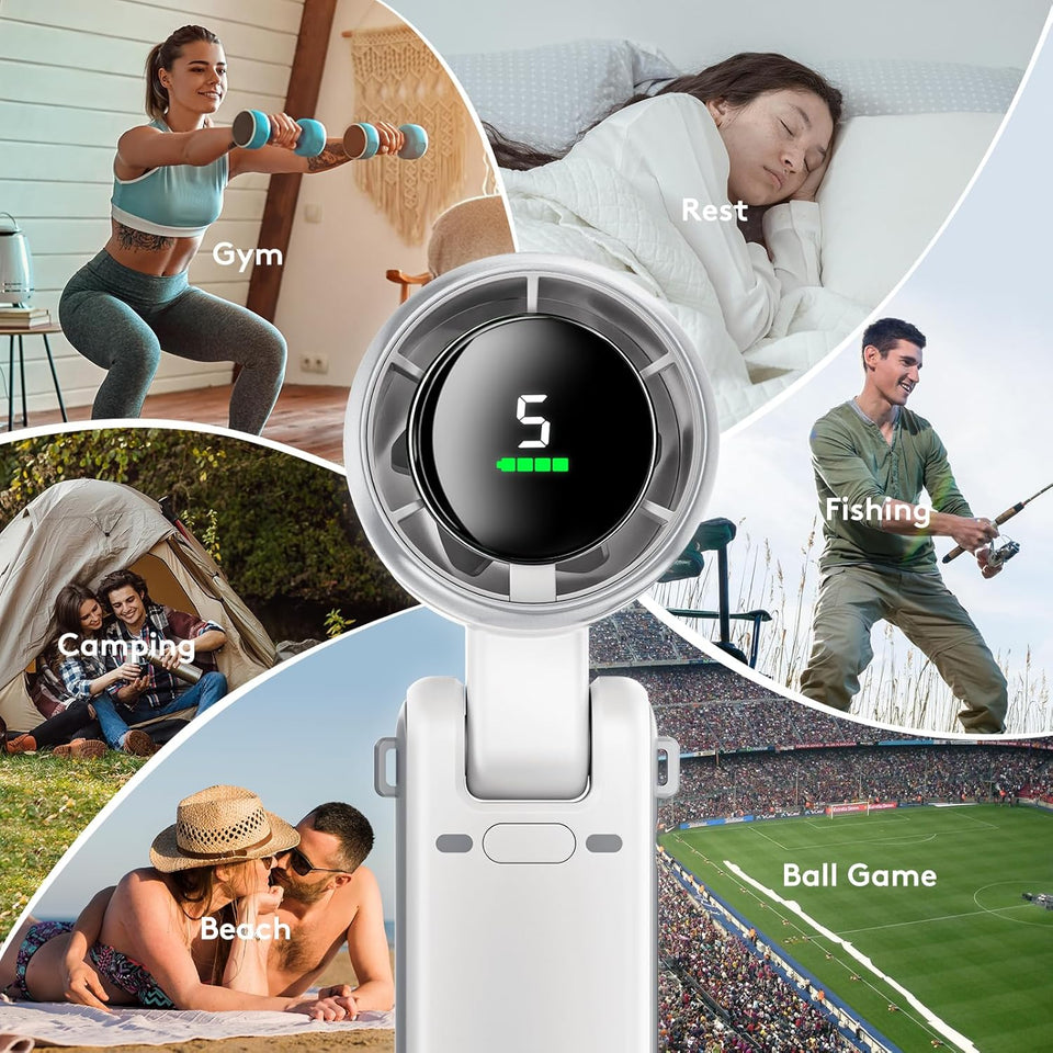 Foldable Powerful Winds Turbo Fan