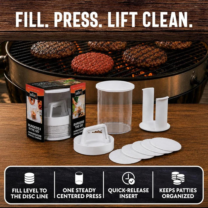 Hamburger Press Patty Maker - 12-Piece Set