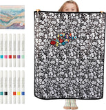 DIY Coloring Blanket Kit