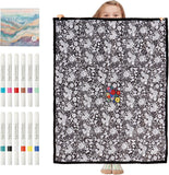 DIY Coloring Blanket Kit