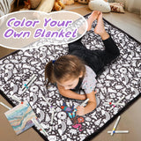 DIY Coloring Blanket Kit