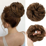 Curly Messy Bun Extension