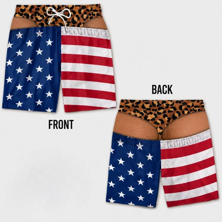 Patriot Prank Swim Trunks