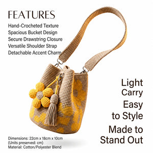 Crochet Flower Bag