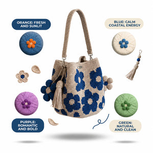Crochet Flower Bag