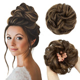 Curly Messy Bun Extension