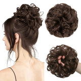 Curly Messy Bun Extension