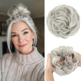 Curly Messy Bun Extension