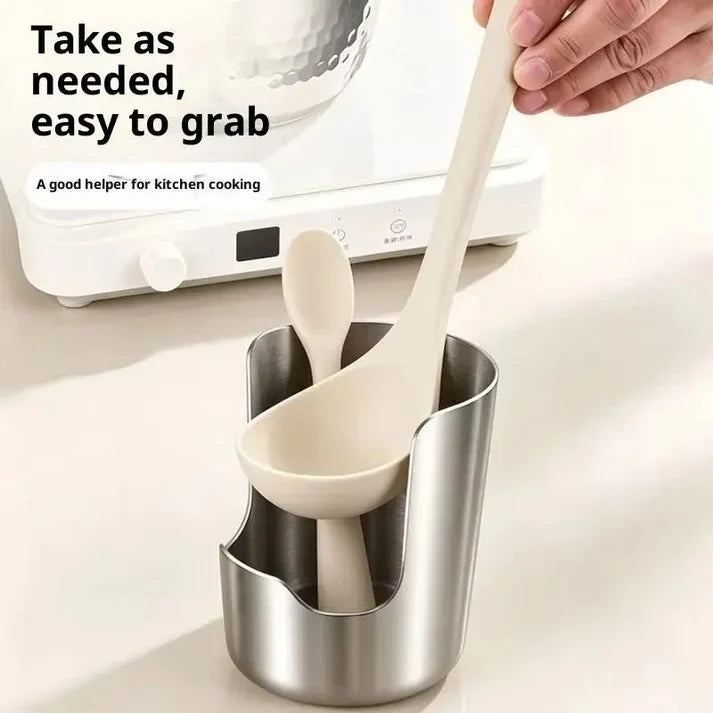 2 in 1 Stainless Steel Spoon Lid Holder