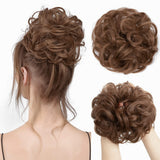Curly Messy Bun Extension