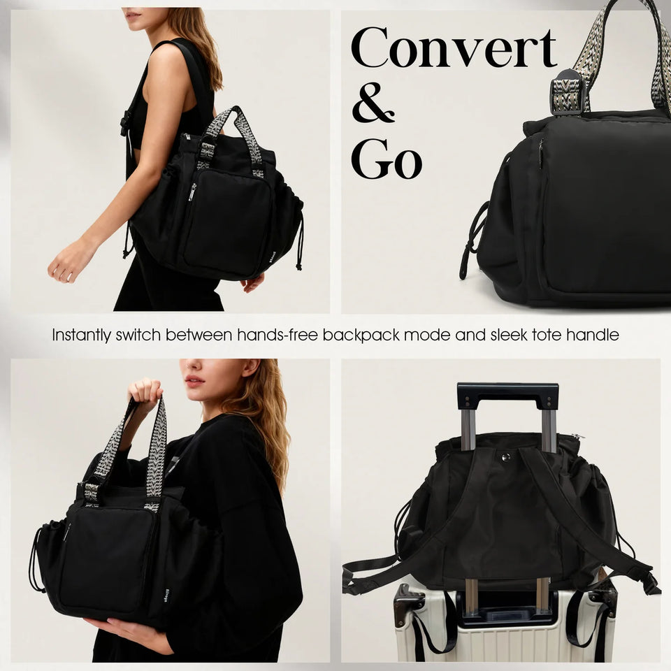 Pack Smart™ Versatile Tote for Women (Patterned Handles Edition)