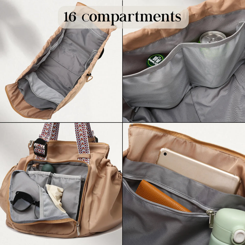 Pack Smart™ Versatile Tote for Women (Patterned Handles Edition)