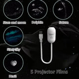2-in-1 Mini Galaxy Star Projector Night Light