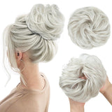 Curly Messy Bun Extension