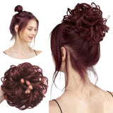 Curly Messy Bun Extension
