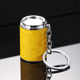 Metal Coin Holder Keychain
