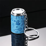 Metal Coin Holder Keychain