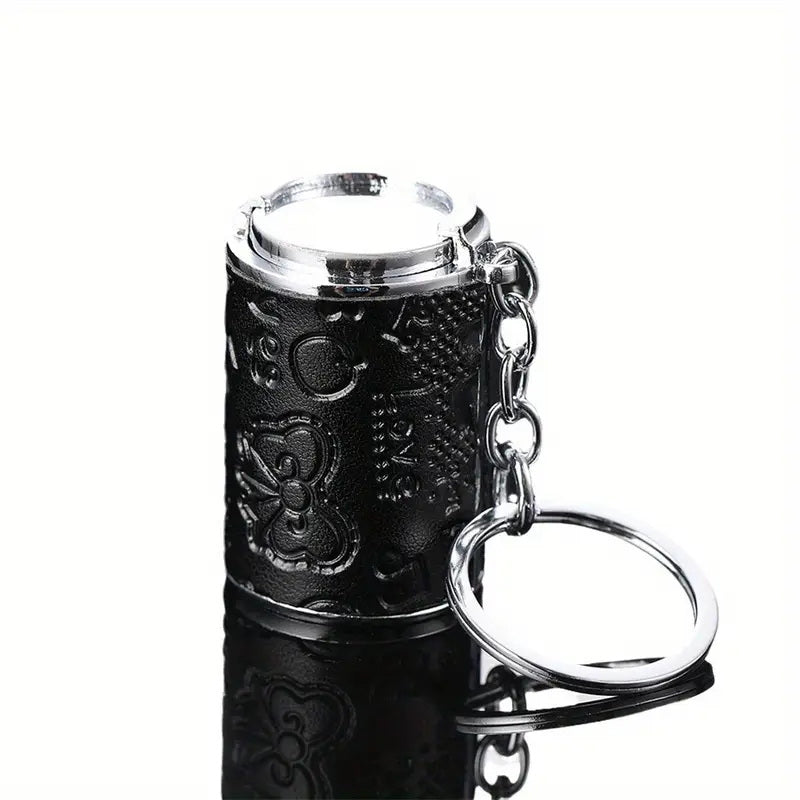 Metal Coin Holder Keychain