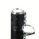 Metal Coin Holder Keychain