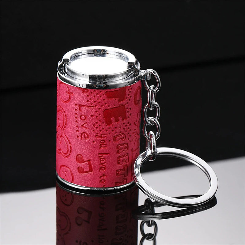 Metal Coin Holder Keychain