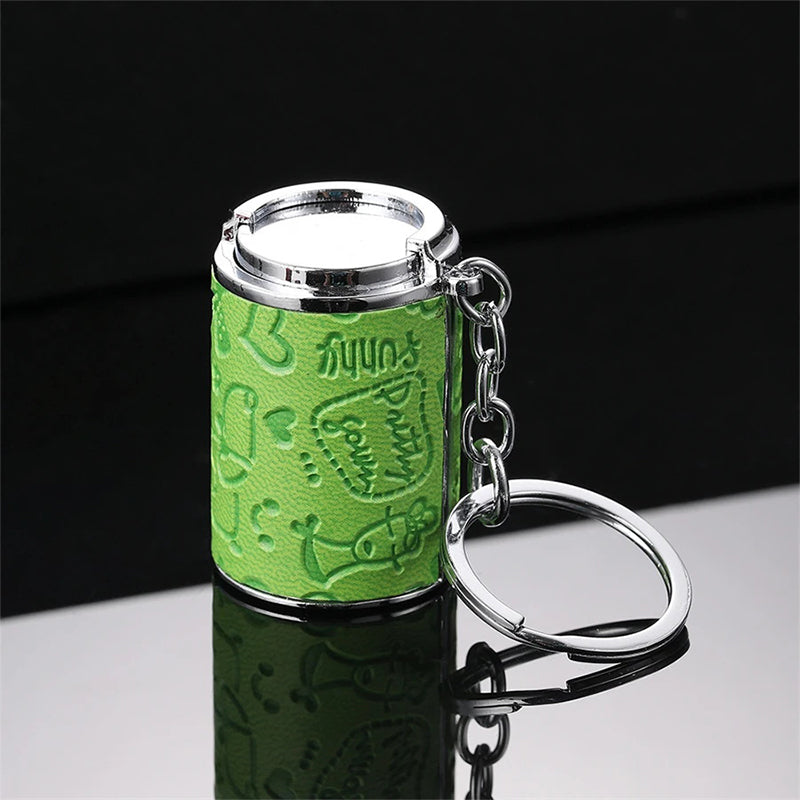 Metal Coin Holder Keychain
