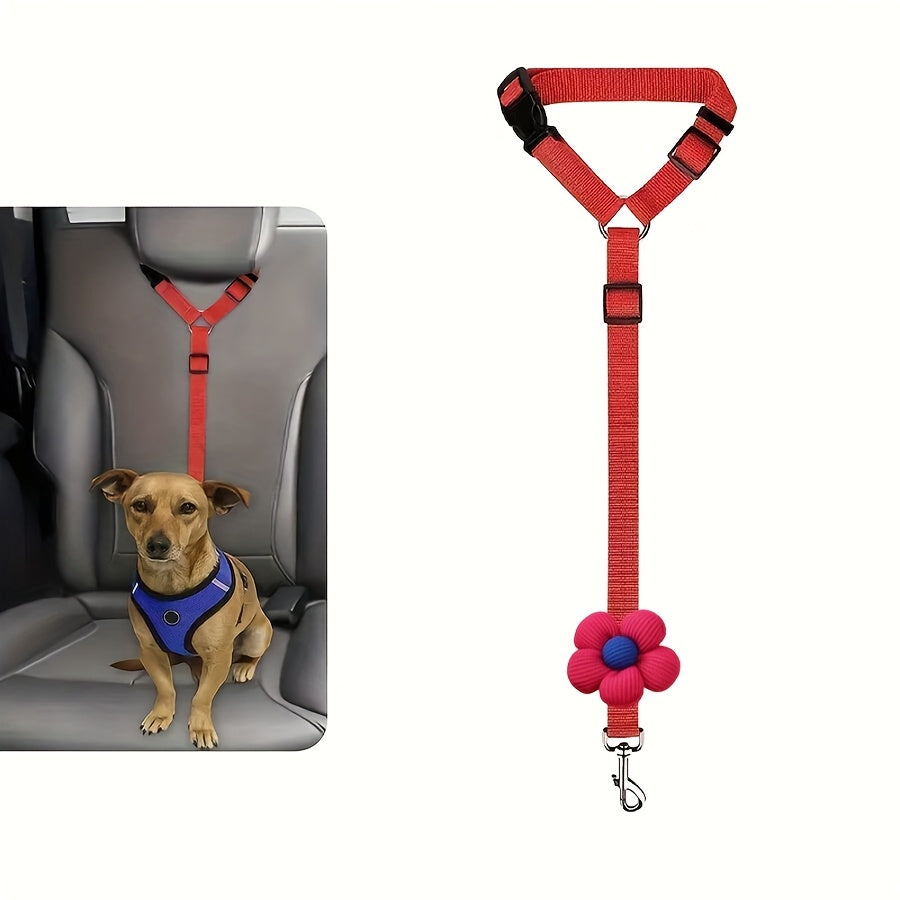 Adjustable Pet Car Seat Belt (T)