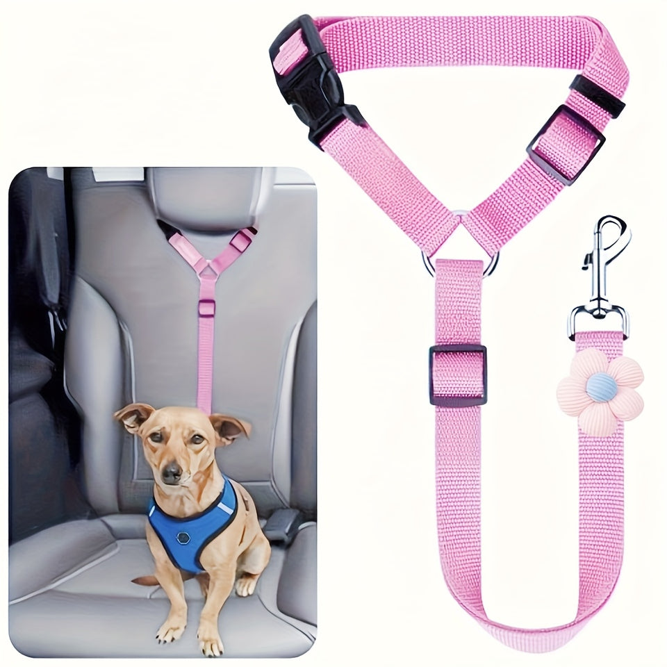 Adjustable Pet Car Seat Belt (T)