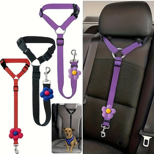Adjustable Pet Car Seat Belt (T)