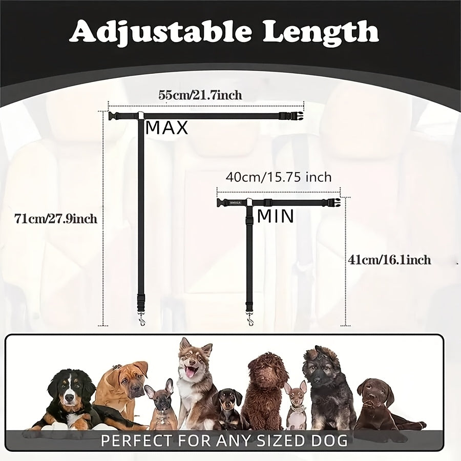 Adjustable Pet Car Seat Belt (T)